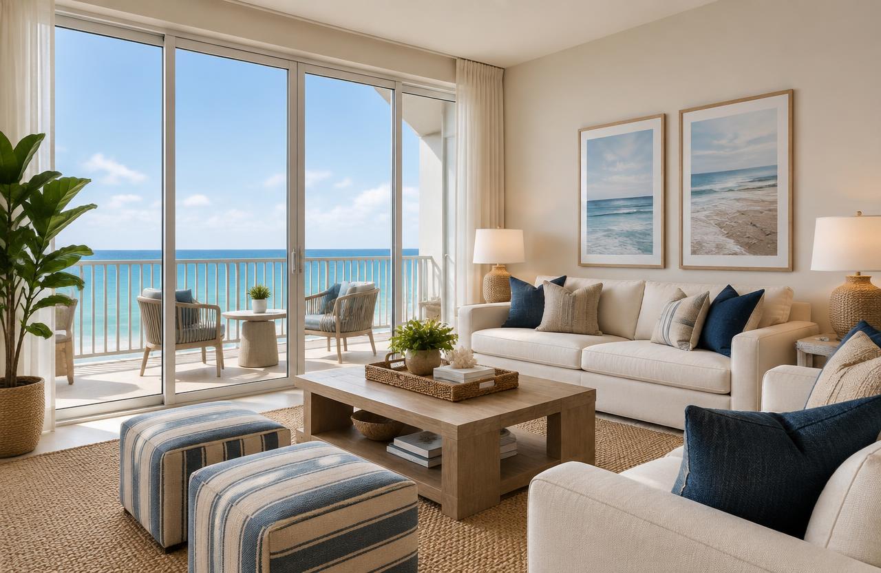 Sunset Family Retreat — resort condo interior, demonstration example